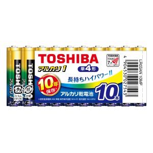 東芝 東芝 LR03AN 10MP アルカリ乾電池 アルカリ1