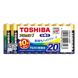 東芝 東芝 LR03AN 20MP アルカリ乾電池 アルカリ1