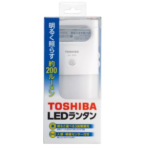 東芝 東芝 LKL-3000 W 人感センサー付きLEDランタン