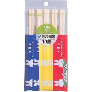 大和物産 大和物産 グッドタイム子供 元禄箸 10膳