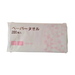 大和物産 大和物産 ペーパータオル 中判 エコノミータイプ 225×220mm 200枚