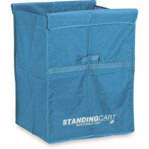 テラモト テラモト DS-226-450-3 スタンディングカート 替袋E 青 ファスナー無し 小