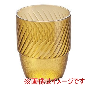 台和 Daiwa 台和 ポリカーボネイト 筋入コップ PC-22 アンバー