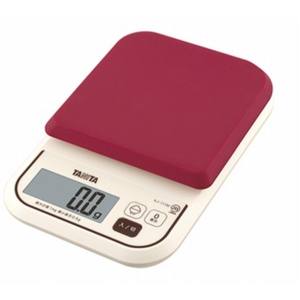 タニタ TANITA タニタ KJ-111M-RD デジタル クッキングスケール ゴハンカロリー機能付 レッド TANITA