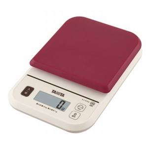 タニタ TANITA タニタ KJ-210S-RD デジタル クッキングスケール ゴハンカロリー機能付 レッド TANITA
