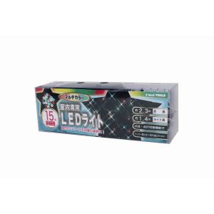 東京ローソク LED15球 屋内用 マルチカラー 016528-DL00217