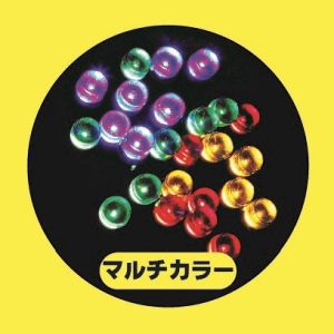 東京ローソク 東京ローソク ソーラーLED 100球 ブラックコード マルチカラー 017869 DL00264