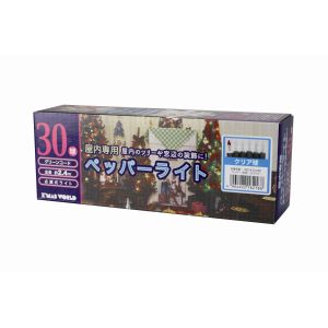 東京ローソク ペッパーライト 30球 クリア 018218-DL00280