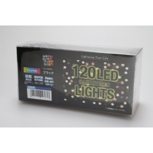 東京ローソク 東京ローソク LEDライト 120球 黒コード 6色マルチ 019603 DL00333