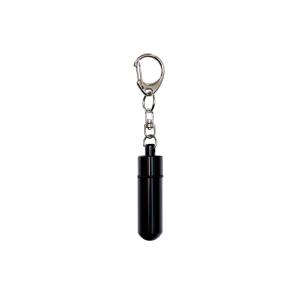 東京ローソク おもいでのあかし ペット 遺骨 仏具 遺骨カプセル 大 キーホルダー ブラック H5.1cm PMA00323