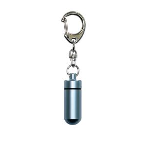東京ローソク おもいでのあかし ペット 遺骨 仏具 遺骨カプセル 中 キーホルダー ライトブルー H3.8cm PMA00326