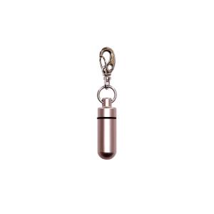 東京ローソク おもいでのあかし ペット 遺骨 仏具 遺骨カプセル 小 キーホルダー ライトピンク H3.2cm PMA00328