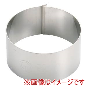 遠藤商事 TKG TKG SA18-8かみ合わせセルクルリング丸型 φ60×H30mm WSL6916 遠藤商事