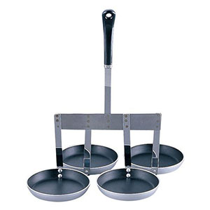 遠藤商事 TKG TKG SA フッ素加工 4連式 カキ揚 レードル BKK1001 遠藤商事