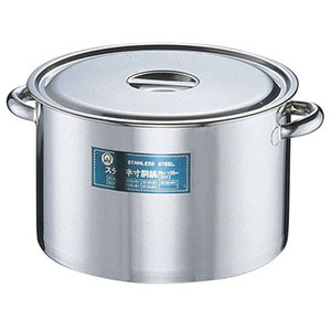 遠藤商事 TKG TKG SA 18-8 半寸胴鍋 目盛付 39cm AHV11039 遠藤商事