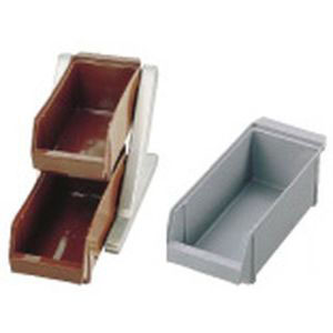 遠藤商事 TKG TKG SA 18-8 デラックス オーガナイザー 2段1列 2個入 グレー EOC011 遠藤商事