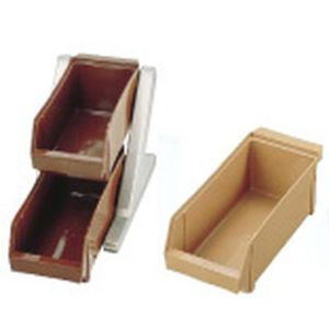 遠藤商事 TKG TKG SA 18-8 デラックス オーガナイザー 2段1列 2個入 キャメル EOC014 遠藤商事