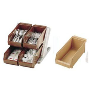 遠藤商事 TKG TKG SA 18-8 デラックス オーガナイザー 2段2列 4個入 キャメル EOC024 遠藤商事