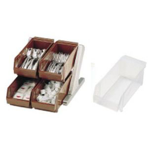 遠藤商事 TKG TKG SA 18-8 デラックス オーガナイザー 2段2列 4個入 ホワイト EOC025 遠藤商事