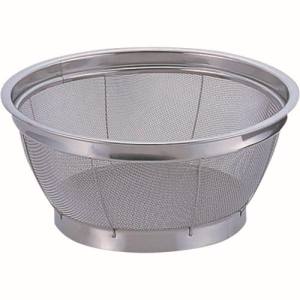 遠藤商事 TKG TKG ステンNEWマンモス浅型ざる 20cm AZL4320 遠藤商事