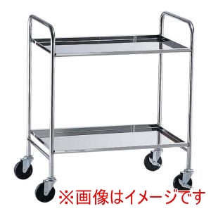 遠藤商事 TKG TKG 18-8 衛生サイドアップワゴン2段 ゴム車 遠藤商事 メーカー直送 代引不可 北海道沖縄離島不可