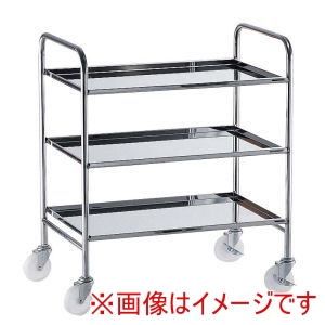 遠藤商事 TKG TKG 18-8 衛生サイドアップワゴン3段 ナイロン車 遠藤商事 メーカー直送 代引不可 北海道沖縄離島不可