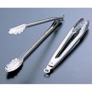 遠藤商事 TKG TKG 18-0ストッパー付万能トング 4384 中 BTV382