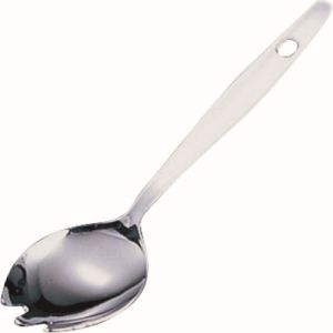 遠藤商事 TKG TKG 18-0 先割 面取り給食スプーン 穴明 155mm OSK3402 遠藤商事