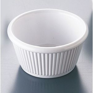 遠藤商事 TKG TKG ジェスナー メラミン ラメキンリブ付 0382A ホワイト PLM0701 遠藤商事