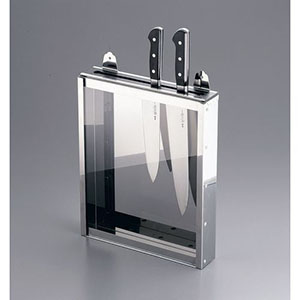 遠藤商事 TKG TKG 18-0 釘打式ゴム板付前面アクリル 庖丁差 大1段 AHU9201 遠藤商事