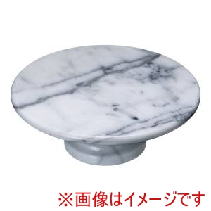 遠藤商事 TKG TKG 大理石製 レイジースーザン回転台 トールタイプ ホワイト 10インチ WKI0901 遠藤商事