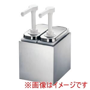 遠藤商事 TKG TKG プッシュポンプソースディスペンサー 1L 2連 606202 BPV4102 遠藤商事
