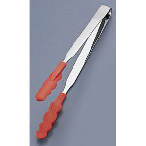 遠藤商事 TKG TKG Nライン抗菌耐熱カラートングGF レッド BTV8201 遠藤商事