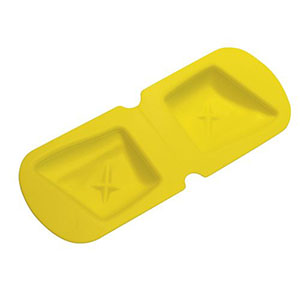 旭 アサヒ ソフト食 シリコン型 魚型 イエロー AS-Y BSL3002