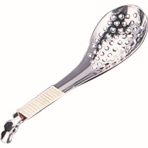 遠藤商事 TKG TKG 18-8 籐ヅル巻レンゲスプーン 穴明 QLV02002 遠藤商事