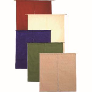 遠藤商事 TKG TKG 半間のれん 綿麻無地 001-04 紺 YHV0303 遠藤商事