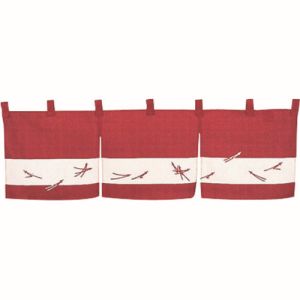 遠藤商事 TKG TKG 半間のれん 松葉ちらし 118-01 えび茶 TNLQ002 遠藤商事