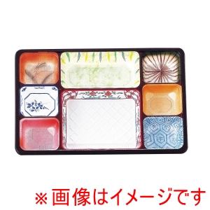 ミリオン タカギ産業株式会社 ミリオン 夢彩ごぜん 50枚入 TSR-BOX 90-60 中仕切I 柄付