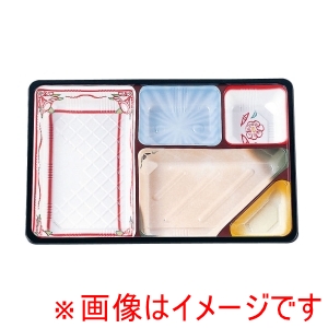 ミリオン タカギ産業株式会社 ミリオン 夢彩ごぜん 50枚入 TSR-BOX 90-60 中仕切II 柄付