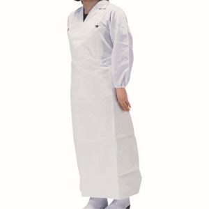 遠藤商事 TKG TKG ワンタッチ胸付前掛 白 W-100 SME8301 遠藤商事