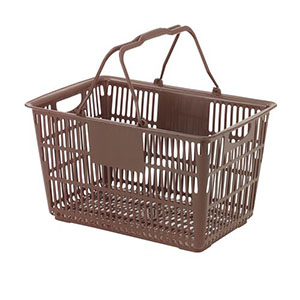 遠藤商事 TKG TKG ショッピングバスケット ブラウン U-31 ASYF401 遠藤商事