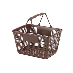 遠藤商事 TKG TKG ショッピングバスケット ブラウン U-17 ASYF601 遠藤商事