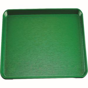 陽光 陽光 耐熱 波筋盆 33cm ノンスリップ加工 グリーン EP-3300GN