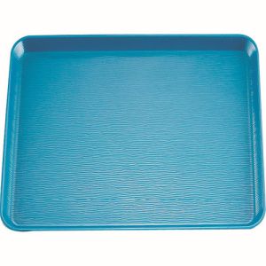 陽光 陽光 耐熱 波筋盆 33cm ノンスリップ加工 ブルー EP-3300BUN