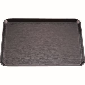 陽光 陽光 耐熱 波筋盆 41cm ノンスリップ加工 消黒 EP-3041BN