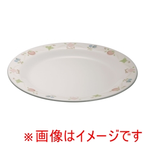 万年 mannen 万年 メラミン アプリケ ミート皿 23cm AP-7814