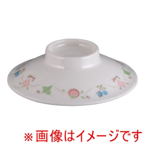 万年 mannen 万年 メラミン アプリケ 飯丼 大 AP-2011F蓋