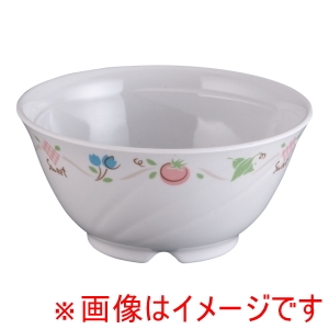 万年 mannen 万年 メラミン アプリケ 飯丼 大 AP-2011M身