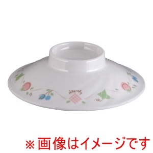 万年 mannen 万年 メラミン アプリケ 飯丼 小 AP-2010F蓋