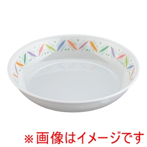 万年 mannen 万年 メラミン リーフ 深菜皿 LE-268L 大